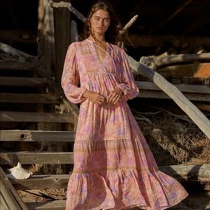 Spell Free People Butterfly Boho Maxi Dress XS